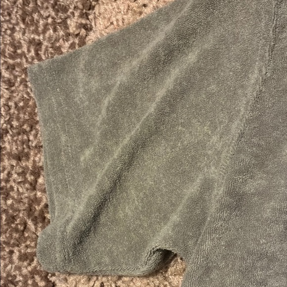 Divided Green Boxy Crop Top Short Sleeve - Picture 5 of 11